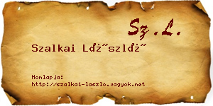 Szalkai László névjegykártya